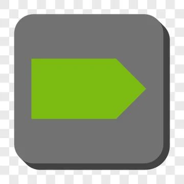 Direction Right Rounded Square Button Illustrazione stock