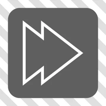 Direction Right Rounded Square Button 스톡 일러스트