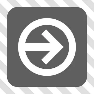 Direction Right Rounded Square Button 스톡 일러스트