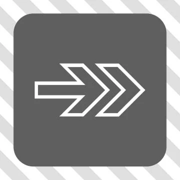 Direction Right Rounded Square Button 스톡 일러스트