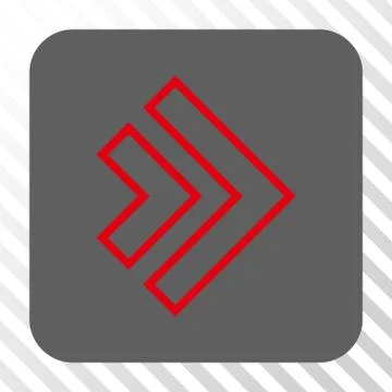 Direction Right Rounded Square Button Stock Illustration