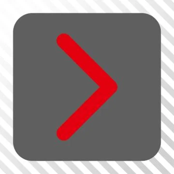 Direction Right Rounded Square Button 스톡 일러스트
