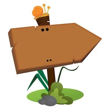 Direction road sign Stock Illustration