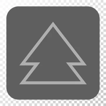 Direction Up Rounded Square Button Stock Illustration