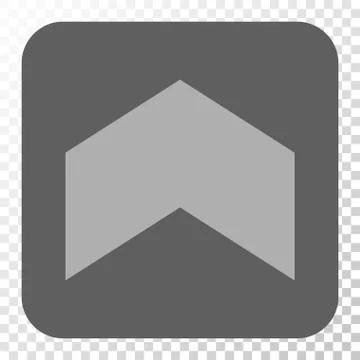 Direction Up Rounded Square Button 스톡 일러스트
