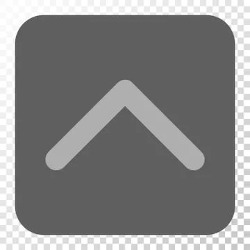 Direction Up Rounded Square Button Stock Illustration