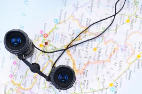 Direction searching Stock Photos