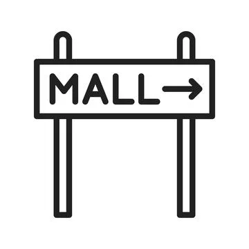 Direction Sign icon vector image. Stock Illustration