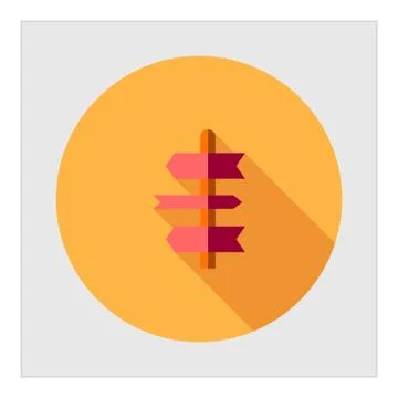 Direction sign 스톡 일러스트