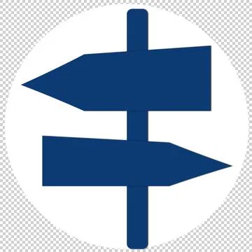 Direction Sign Stock Illustration