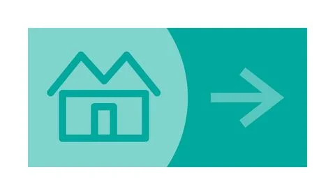 Direction sign on a panel Stock Illustration