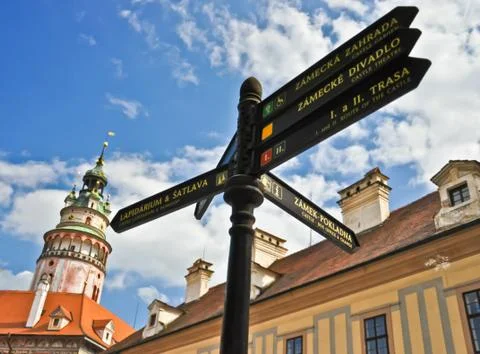 Direction sign Stock Photos