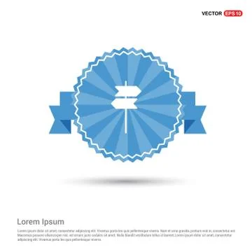 Direction signboard icon Illustrazione stock