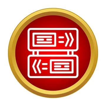 Direction signs icon guiding wayfinding navigation symbol 스톡 일러스트