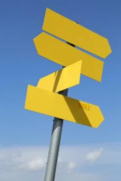 Direction signs Stock Photos