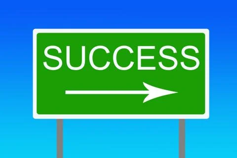 Direction success Stock Illustration