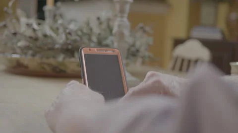 Direction on using a cell phone Stock Footage 61271118