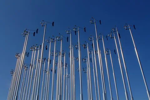 The direction of the wind Stock Photos