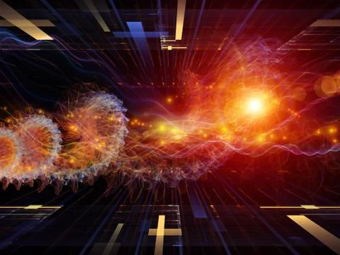 Directional Abstraction Stock Illustration