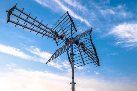 Directional antenna Stock Photos