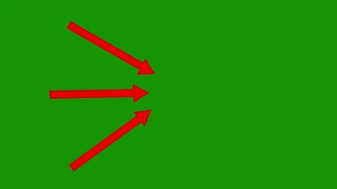 Directional Arrow Animation | Animated Pointer Motion Graphics Overlay 库存影片 340968032