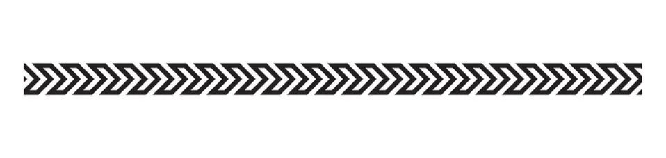 Directional Arrow Border Design Stock Illustration