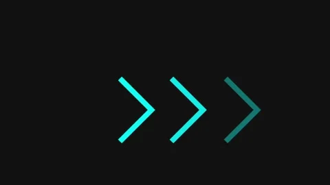 Directional arrow loop, direction arrow line loop animation. Stock Footage 313785694