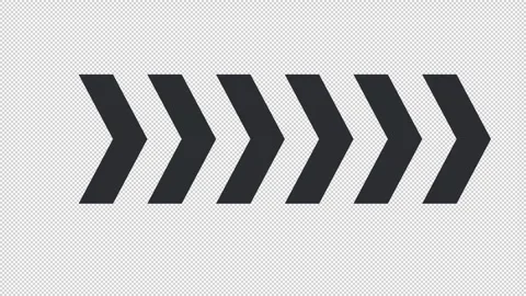 Directional arrow. Motion pointer animation. Cartoon. Stock Footage 302252937