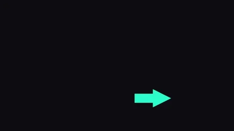 Directional Arrows Moving Forward Against Dark Background with Subtle Light.. Stock Footage 340951271