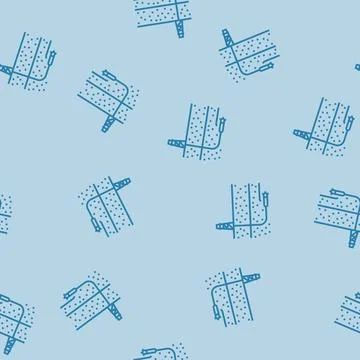 Directional drilling petroleum engineer line seamless pattern Illustrazione stock