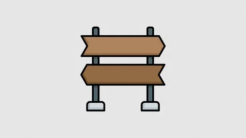 Directional Sign Stock Footage 287202201