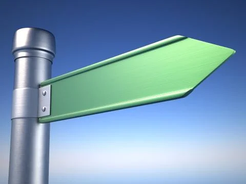 Directional sign Stock Illustration