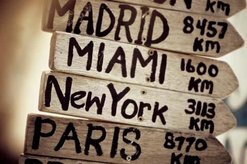 Directional Sign Stock Photos