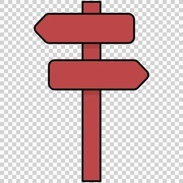 Directional signpost Stock-Illustration