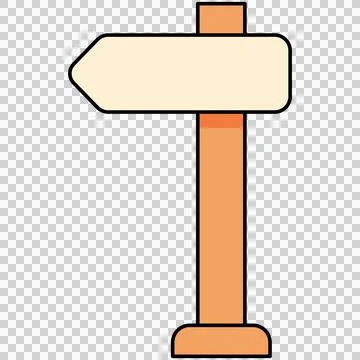 Directional signpost Stock Illustration