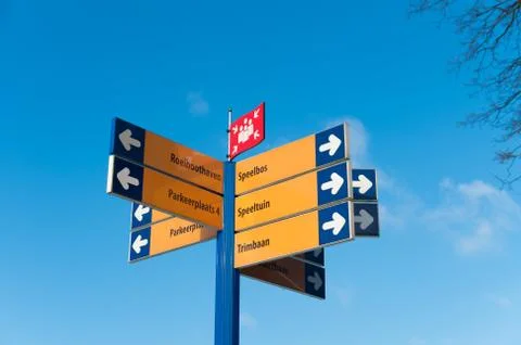Directional signs Foto stock