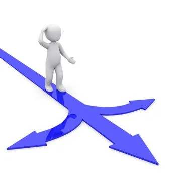 Directions blue Stock Illustration