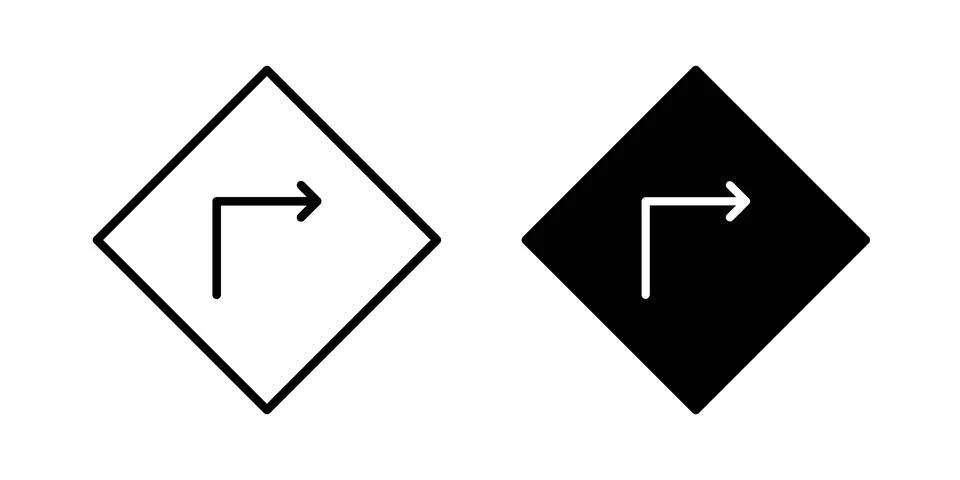 Directions icon vector design illustrations Stockillustratie