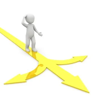 Directions yellow Stock Illustration