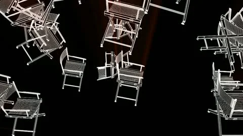 Director chair Stock Footage 18164025