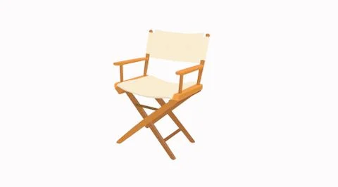 Director Chair Stock Illustration