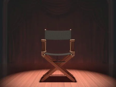 Director Chair Stock Photos