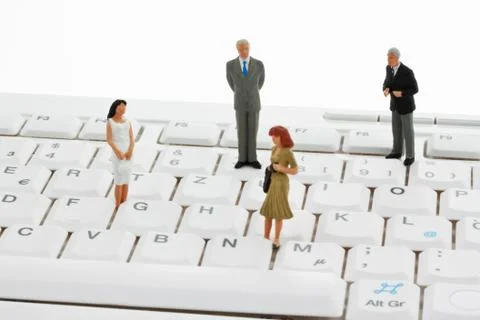 Director for computer keyboard Stock Photos