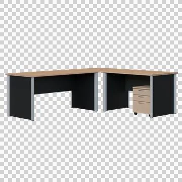 Director Desk 3D Render Design Element Stock Illustration