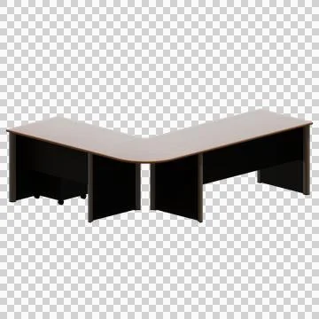 Director Desk 3D Render Design Element Stock Illustration