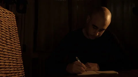 Director is editing the script for a new play Stock Footage 61787728