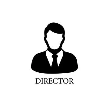 Director icon. isolated line vector illustration from professions collection Stock Illustration