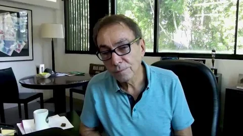 Director Mark Amin talks to Stefan Pape about his new film Emperor - 2020 Stock Footage 138806793