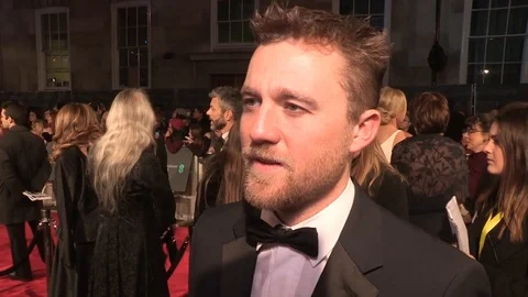 Director Michael Pearce talks about 'Beast' movie at 72nd BAFTAs - 2019 Stock Footage 103672889