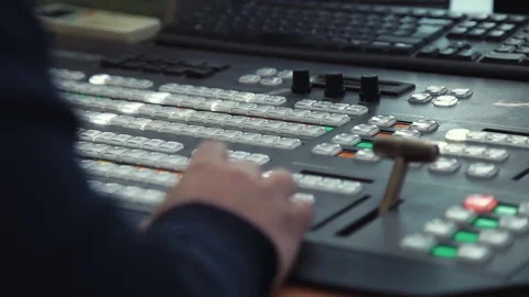 Director of the news in the hardware Stock Footage 76000158